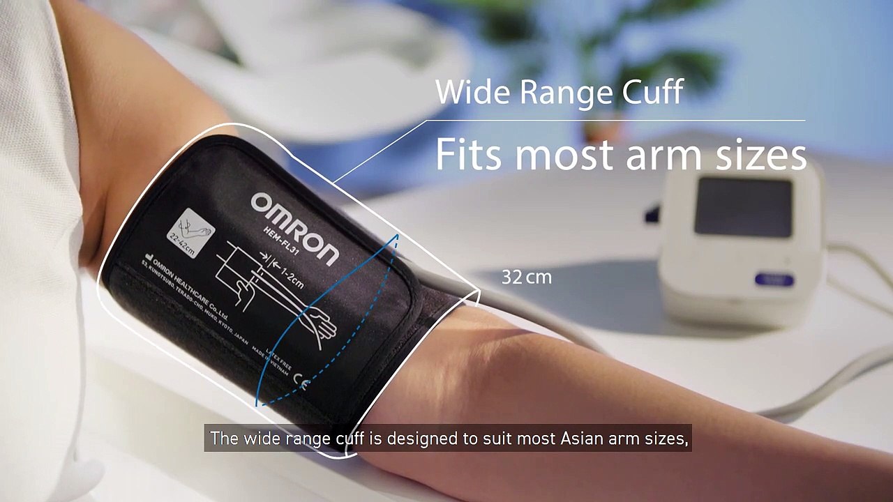 Omron HEM-7156 with IntelliWrap™ 360° accuracy