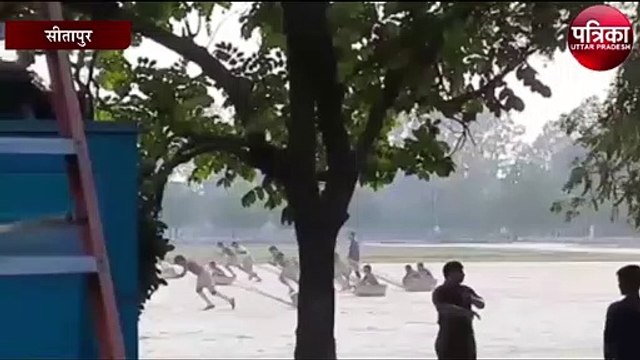 फ़िल्म मैदान की शूटिंग के लिए सीतापुर पहुंचे सिनेस्टार अजय देवगन, देखें वीडियो