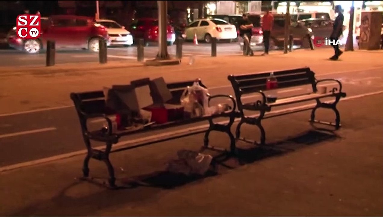 Sahilde doğum günü partisi sevinci kısa sürdü