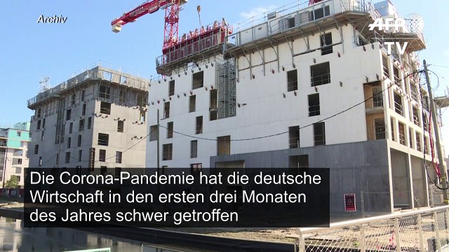 Deutsche Wirtschaft bricht im ersten Quartal ein