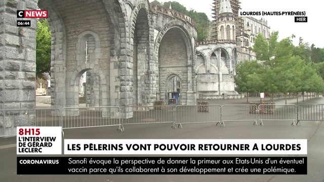 Le Sanctuaire de Lourdes rouvre partiellement ses portes