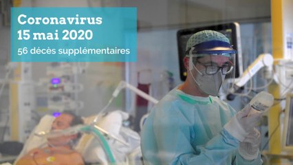 Coronavirus, 15 mai 2020: 56 décès supplémentaires