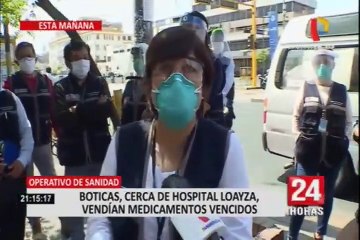 下载视频: Breña: clausuran boticas y farmacias que vendían medicamentos vencidos y adulterados