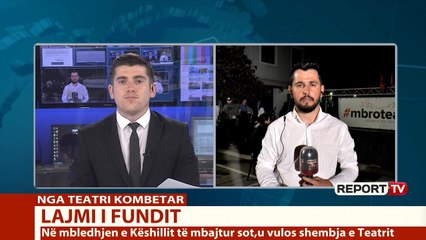 Basha te Teatri: Do kaloj këtu natën, po mbrohet vija e fundit pas së cilës vjen diktatura!