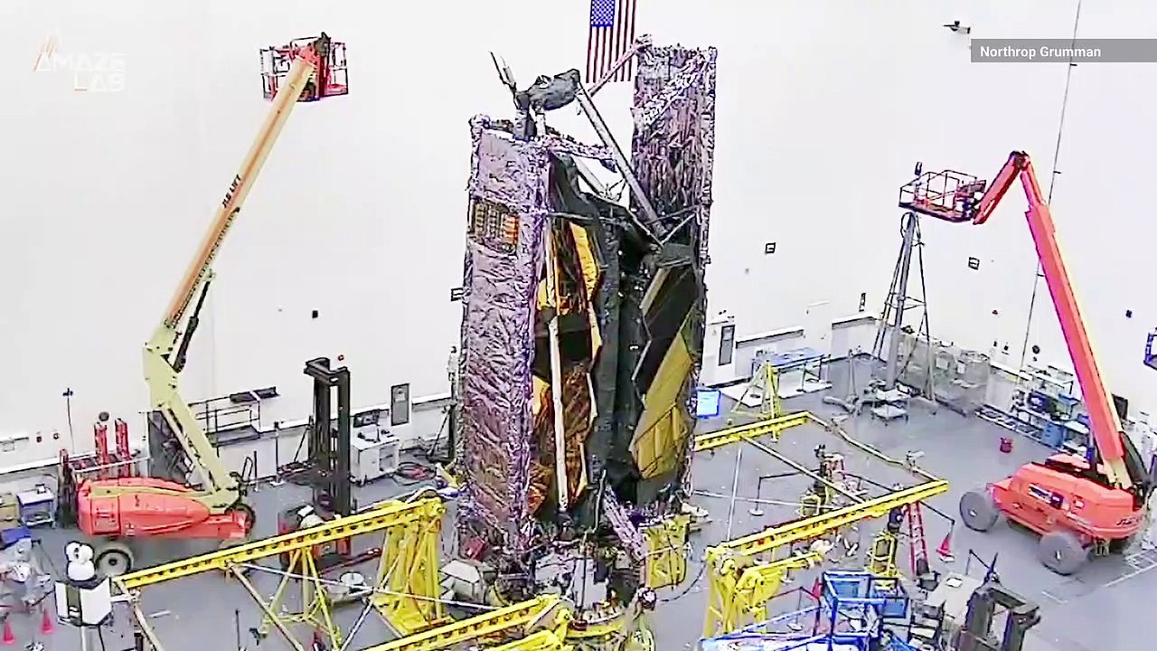 See NASA's Giant James Webb Telescope Folded to Fit Into a Rocket
