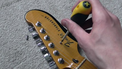Installing a Graphtech String Tree On My Guitar