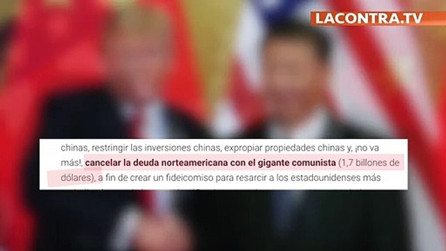 Trump podría pedir a China 1,7 billones de dólares por los perjuicios del Covid-19