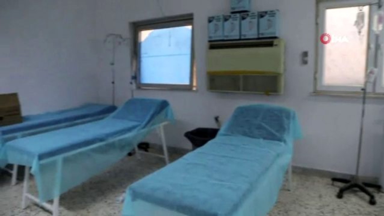 Trablus'ta bir sahra hastanesi saldırılara rağmen ayakta kalmaya çalışıyor