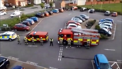 Greenfields guard of honour for carers