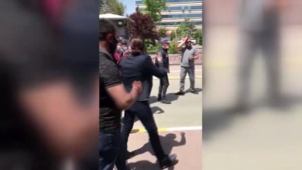 Gözaltıları protesto etmek isteyen HDP'li milletvekili Taşdemir'e izin verilmedi