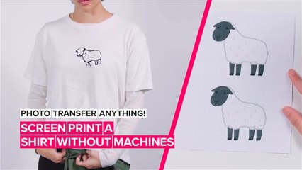 How to Photo Transfer Anything: Screen printing made easy!