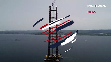 1915 Çanakkale Köprüsü'nde sona doğru! Son blok yarın konulacak