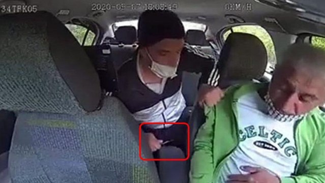 Takside gasp dehşeti… Yakalandı