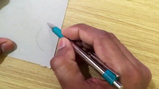 Water drop drawing of Heart !! simple way of Heart sketch