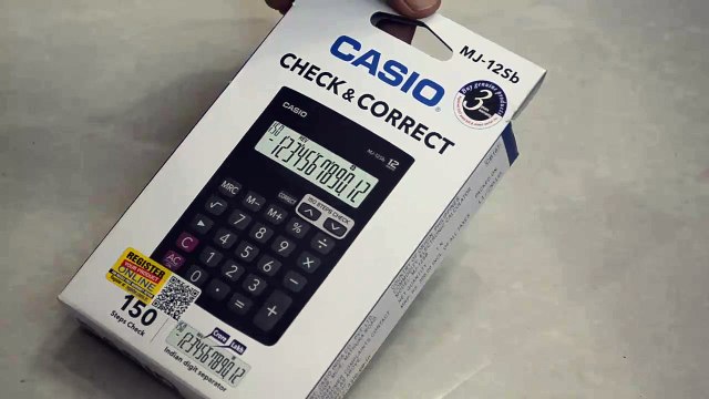 Unboxing and Review of Casio MJ-12Sb Desktop Calculator
