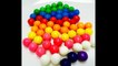 Rainbow Gumballs Candy Surprise Opening Counting