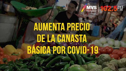 Aumenta precio de la canasta básica por COVID-19