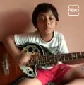 Boy Singing Hear this little boy sing to drive lockdown blues away