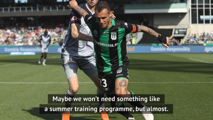 A-League players need a month to train before restart - Diamanti