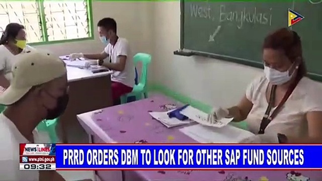 PRRD orders DBM to look for other SAP fund sources