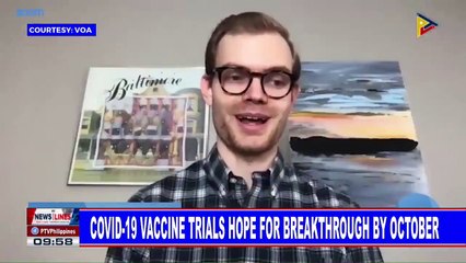 CoVID-19 vaccine trials hope for breakthrough by October