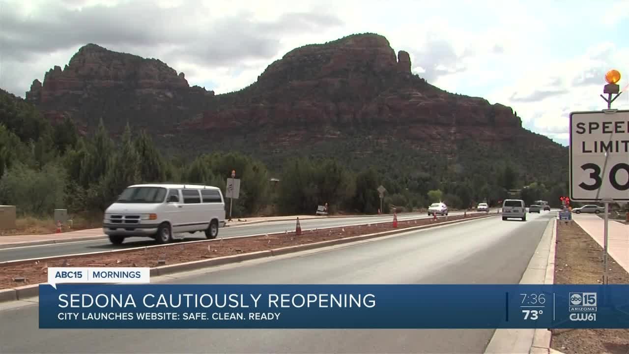 Sedona cautiously reopening