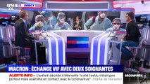 Story 1 : L'échange tendu entre Emmanuel Macron et deux soignantes - 15/05