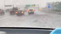 Heavy rain and flooding slow traffic in Florida