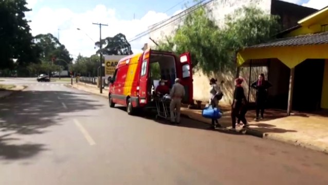 Idosa é socorrida no Bairro Pioneiros Catarinenses ao sofrer queda