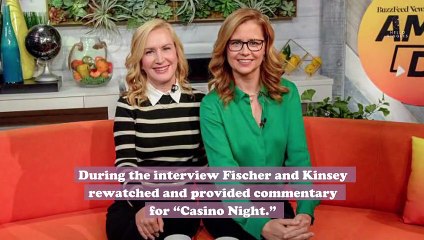 John Krasinski and Jenna Fischer broke down everything about c and Pam’s OMG first kiss