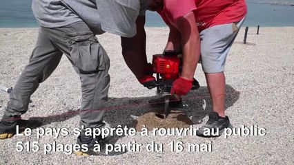 L'Europe accélère la réouverture, à commencer par ses plages