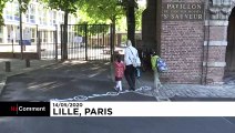 شاهد: عودة محدودة لتلاميذ المدارس الابتدائية في باريس بعد الحجر الصحي