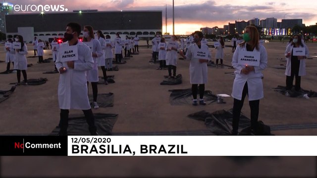 Brazilian nurses mourn colleagues killed on the COVID-19 frontline