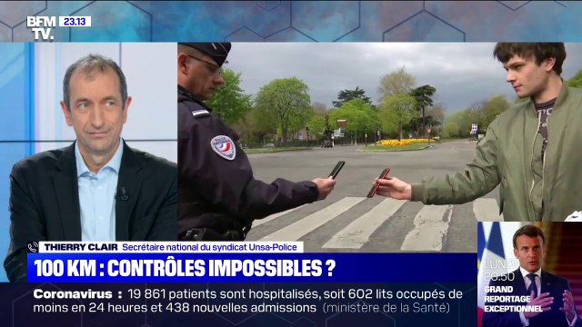 Limite de 100km: Les policiers ne sont pas là pour contrôler au kilomètre près , selon Thierry Clair (Unsa-Police)