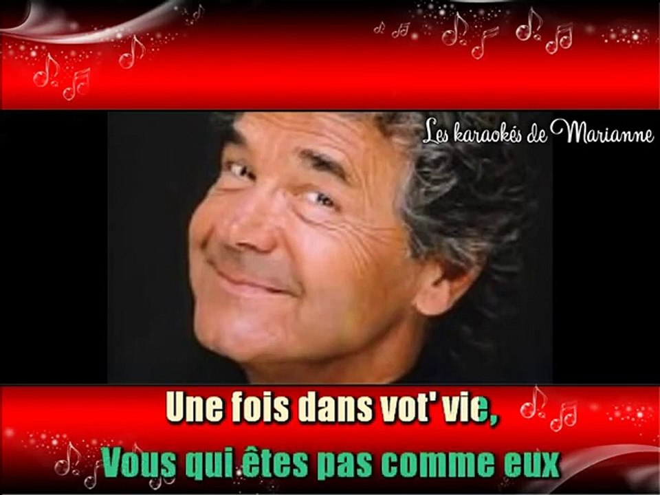KARAOKE PIERRE PERRET La cage aux oiseaux Vidéo Dailymotion
