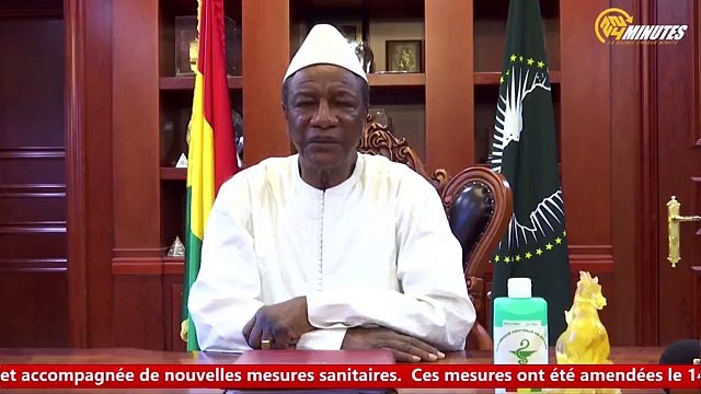Covid-19 : Alpha Condé lève le couvre-feu pour l'intérieur du pays et l'allège pour le Grand Conakry