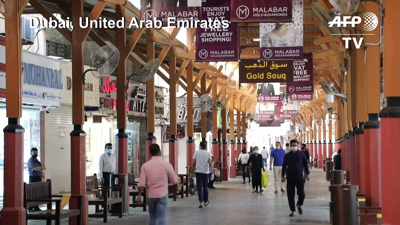Dubai's historic gold souk shines again after lockdown