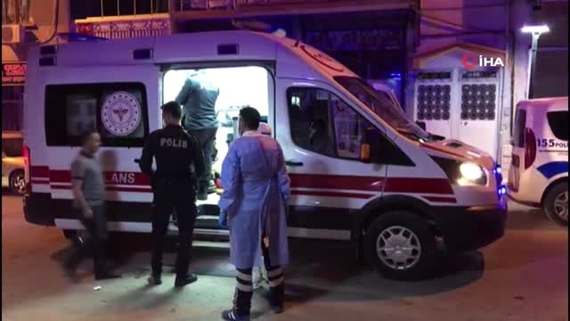 Korona şüphelisi evinden çıktı polis yakaladı, hastaneye götürüldü