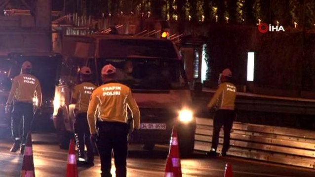 15 Temmuz Şehitler Köprüsü'nde polis ekipleri denetime başladı