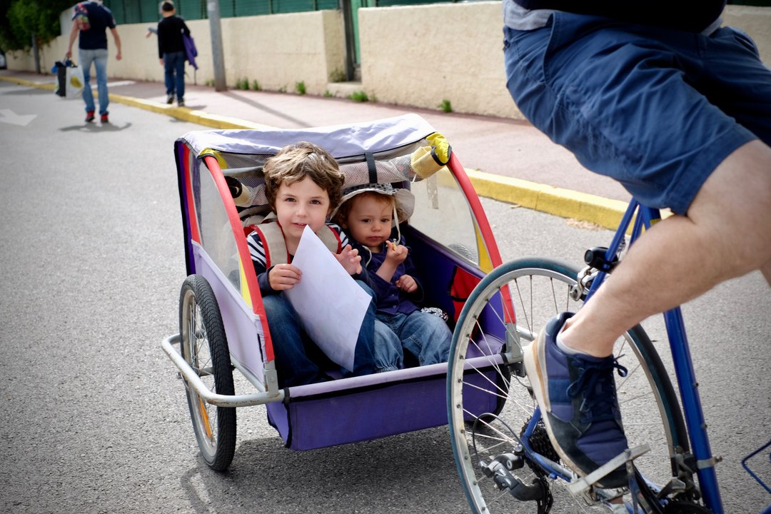 Malo, 5 ans, de retour à l'école