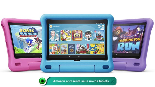 Amazon apresenta seus novos tablets