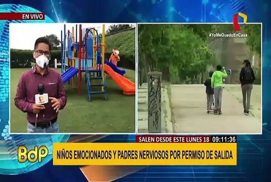 Niños saldrán de casa desde el lunes 18: desinfectan 75 parques en Miraflores