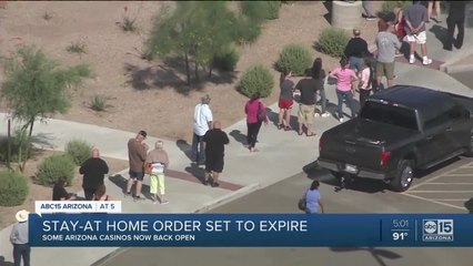Valley residents pack casinos as they reopen for the first time in months