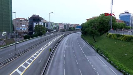 İSTANBUL'DA SOKAĞA ÇIKMA YASAĞININ İLK SABAHINDA SESSİZLİK HAKİM - 1