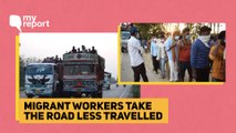 Highway to Home: Migrant Workers Walk, Cycle on Empty Stomach & Pockets