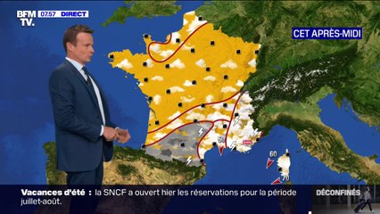 Un temps ensoleillé au nord et plus maussade au sud du pays ce samedi