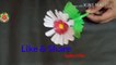 Easy paper flower/DIY- flowers/how to make paper flower at home/DIY/DIY crafts/paper craft/easy crafts