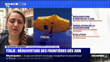 Italie: réouverture des frontières à partir du 3 juin
