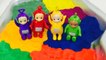 TELETUBBIES TOYS Making Play-Doh Rainbow Cake and Learning Colors-