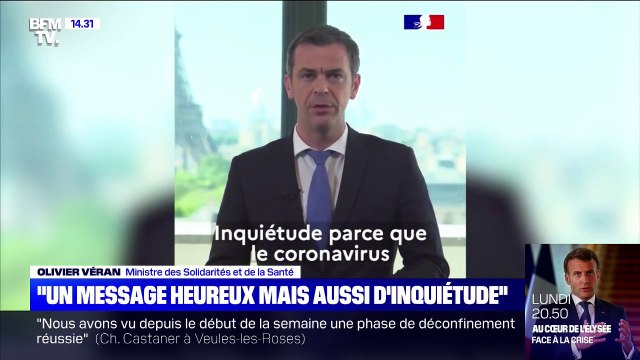 Olivier Véran adresse un message heureux mais aussi d'inquiétude aux Français, en ce premier week-end de déconfinement